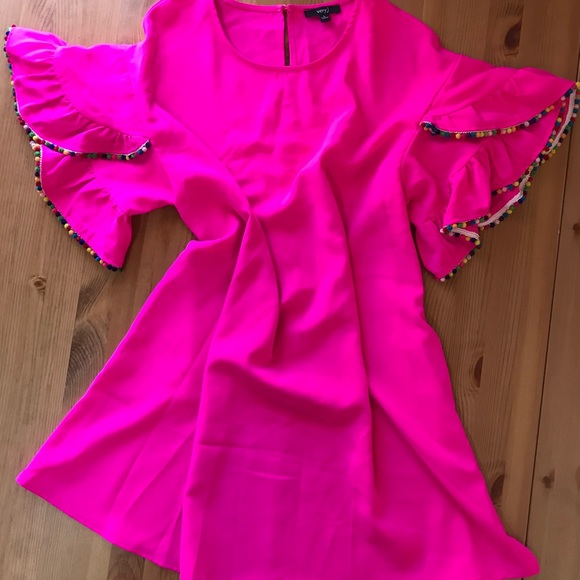 Hot Pink Dress - Picture 2 of 5